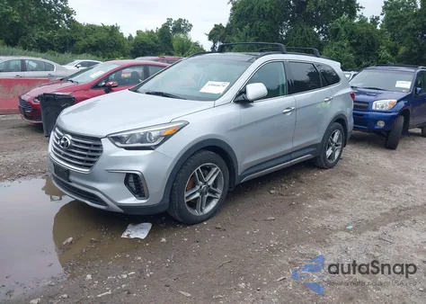 2017 Hyundai Santa Fe Limited Ultimate из США, поврежденный, VIN KM8SRDHF1HU235280